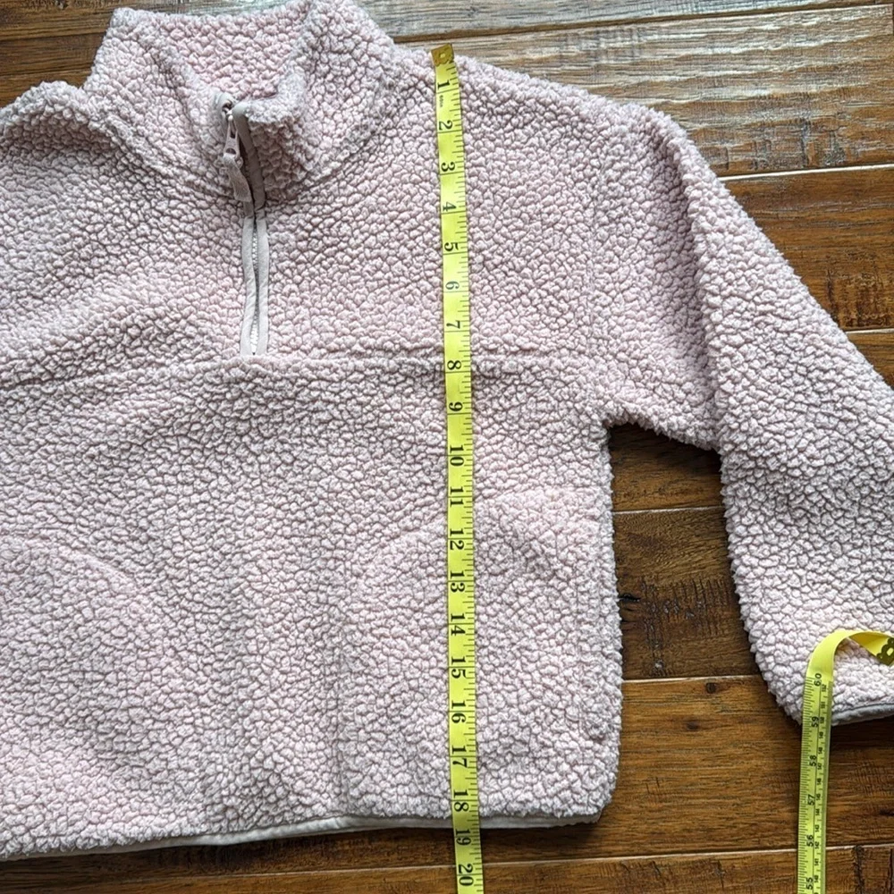 GAP Kids Pink Sherpa Hoodie, size 8 Medium